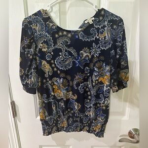 Lily white blouse size Large missing a button on the back a blouse make an offer